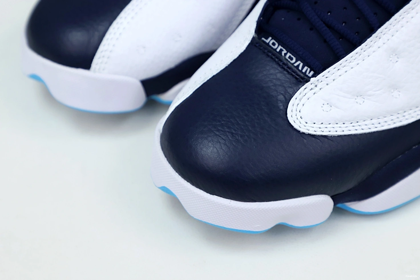 AIR POWDER 13 414571-144 WHITE JORDAN OBSIDIAN RETRO BLUE 0731